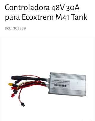 Controladora 48V 30A para Ecoxtrem M41 Tank