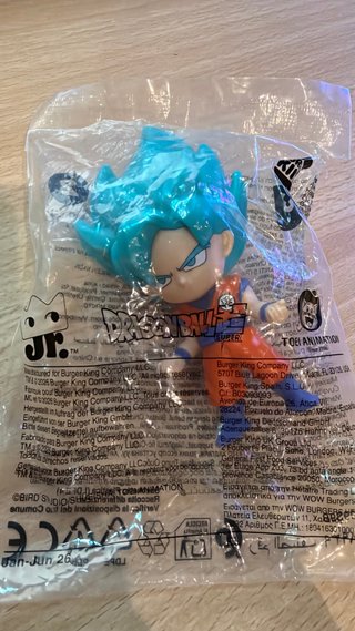 Figura Goku Blue Dragon Ball Super Burger King
