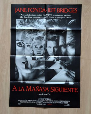 Cartel de cine A la mañana siguiente (1986)
