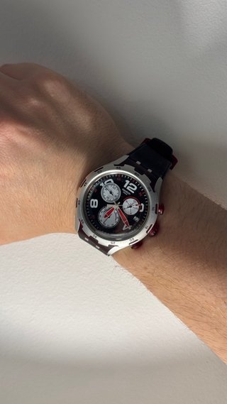 Reloj Swatch Irony Chrono aluminio Swiss Made