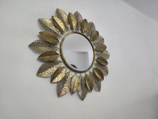 Specchio Decorativo da Parete con Foglie