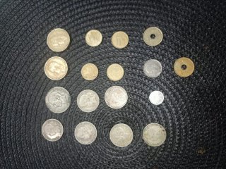 Lote de 17 monedas antiguas