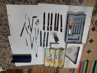 Set de Dibujo Técnico Vintage Rotring