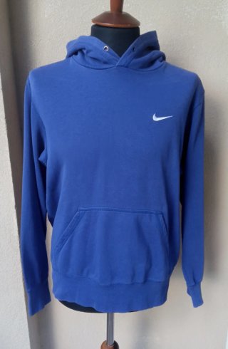 Felpa Nike Blu con Cappuccio Medium