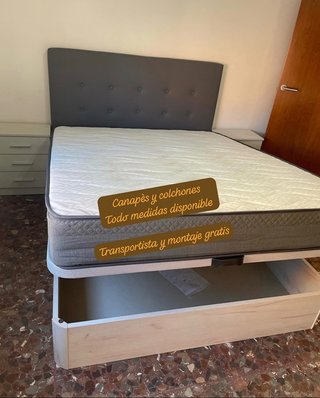 Canapé y colchón