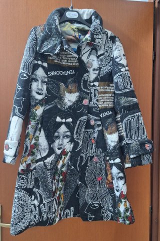 Cappotto lungo vintage Desigual taglia XS