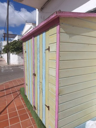 Caseta de jardín de madera