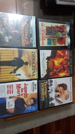 Lote de 6 Películas en DVD