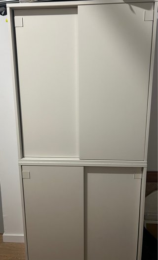 2 Zapateros IKEA Blancos