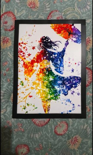 Poster con cornice nera