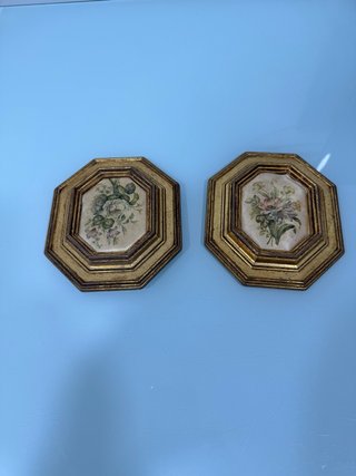 Set de 2 Cuadros Antiguos