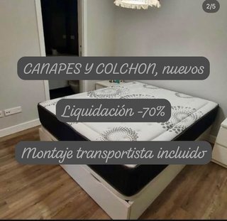 Canapé y colchón