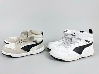2 paia scarpe Puma Rebound TG 26