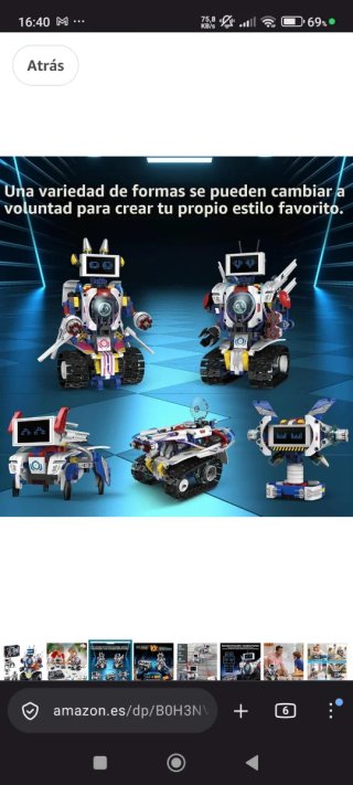 ROBOT EDUCATIVO STEM 5 IN 1 - 603 PEZZI