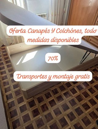 Canapé y colchón