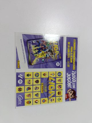 2 Cromos Conmemorativos Liga 2026-27 Panini