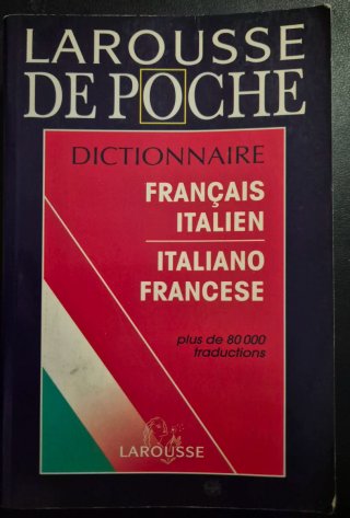 Dictionnaire français-italien, italien-français