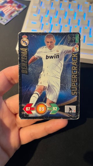 Carta Adrenalyn Benzema Súpercrack 2009-2010