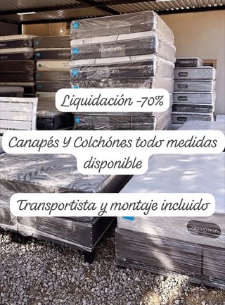 Canapé y colchón