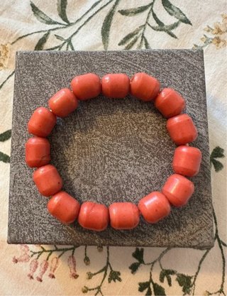 Pulsera Vintage de Coral