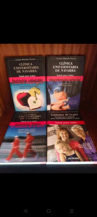 Pack 4 libros Clínica Universitaria de Navarra