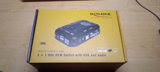 Conmutador KVM VGA Delock 2 a 1