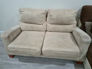 Sofá de 2 plazas beige