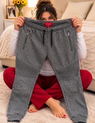 Pantaloni jogger Clayton Collection grigi XL