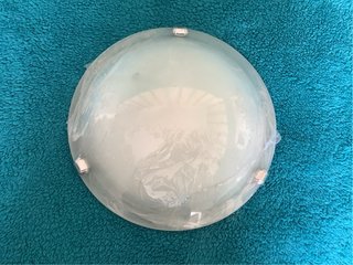 Lámpara de techo de cristal