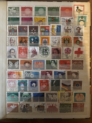 Lotto francobolli Germania circolati