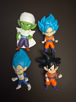 Set de 4 Figuras Dragon Ball burguer king