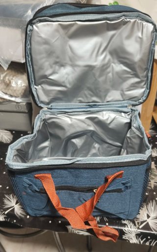 Bolsa Térmica Azul con Asas