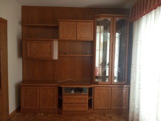 Mueble de Salón a Medida con Vitrina y luz