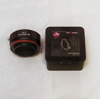 Adaptador K&F Concept Nikon F a Sony E
