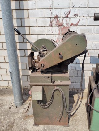 Máquinas de corte industrial antigua