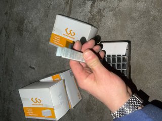 Lotto di 4 scatole di graffette Corgrap 80/16