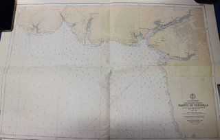 Carta de navegación Puerto de Ciudadela. 1980. 1:5000. 58 x 74 cm aprox.