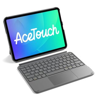 CON TARA - Teclado Inateck para iPad 10/11 y Air 11 Touchpad