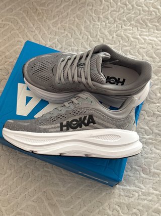 Nuove Scarpe da Corsa Hoka Bondi 9 da Donna Grigio EU 37
