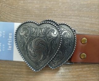 Cinturón NUEVO con Hebilla de Corazón