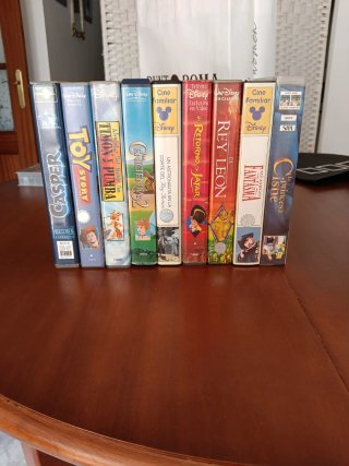 Lote 9 Películas VHS Cine Infantil
