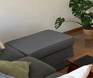 Funda para reposapiés Ektorp gris