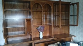 Mueble de Salón de Madera 270cm