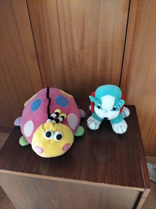Set de 2 peluches
