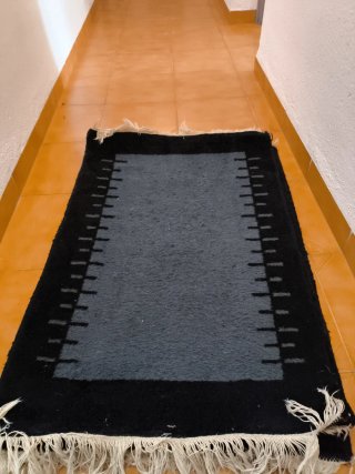 Lote de 3 Alfombras Persas Azul y Negro