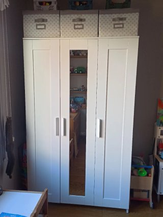 Armario Brimnes Ikea Blanco