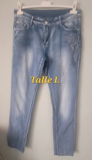 Pantalón Vaquero Azul Talla L