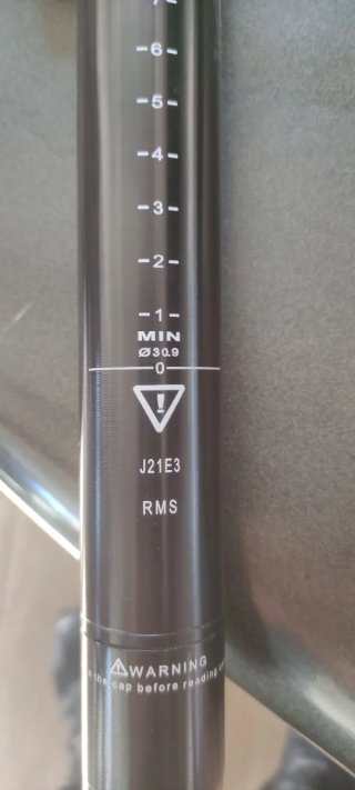 Tija telescópica TranzX 30.9mm