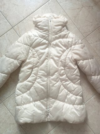 Piumino bimba bianco ghiaccio