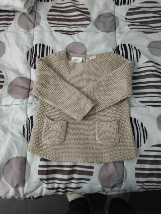 Jersey de punto para niña 2-3 años